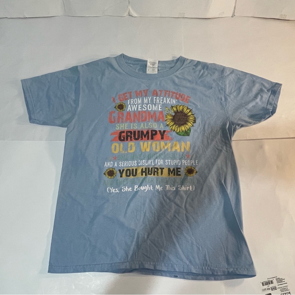 Blue Kids Shirt with Fun Graphic